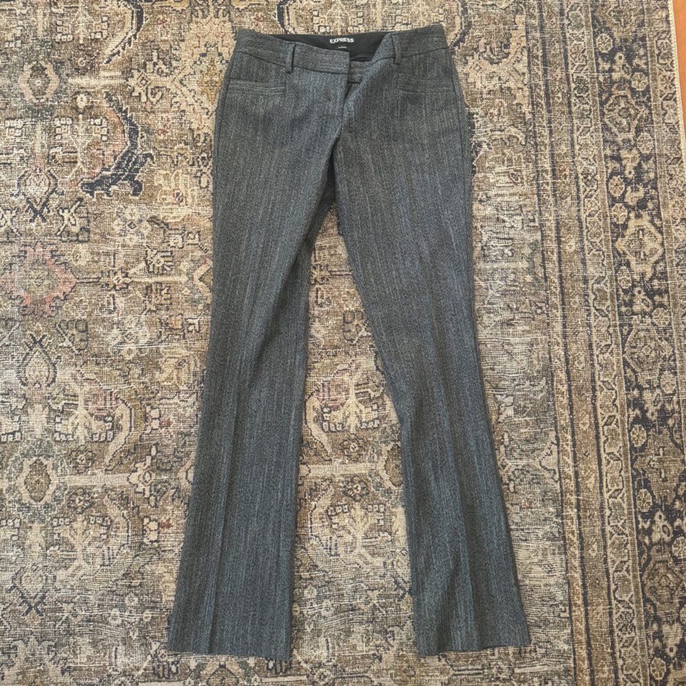 Express Columnist Slacks Size 00r Stretchy Barely… - image 1